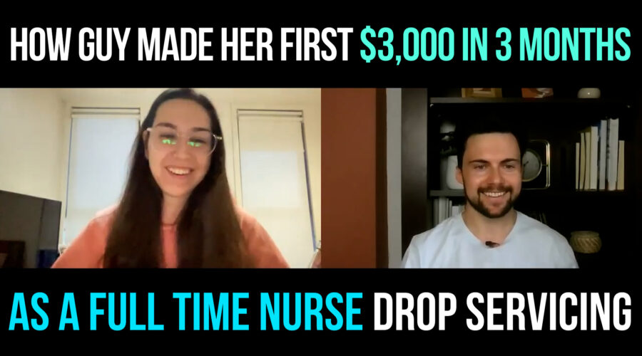 How A Full Time Nurse Made $3,000 In Her First 3 Months Drop Servicing Blog Image