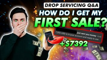 Drop Servicing Q&A: How do I get my first sales? Blog Image