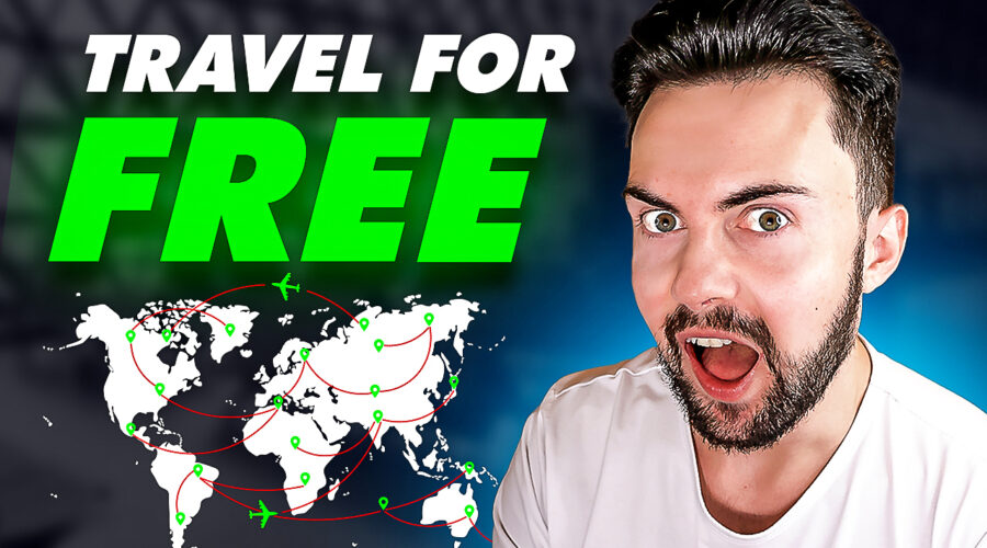 How To Travel The World For Free (Digital Nomad) Blog Image